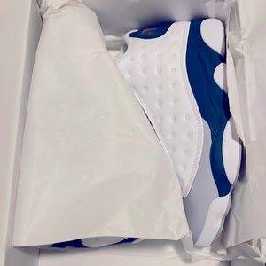Nike Air Jordan XIII 13 Retro Men’s White/Fire Red/Blue/White Shoes - New w/box